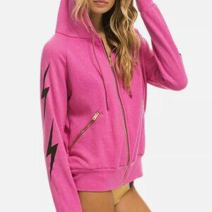 Aviator Nation Bolt 4 Zip Hoodie with Pockets